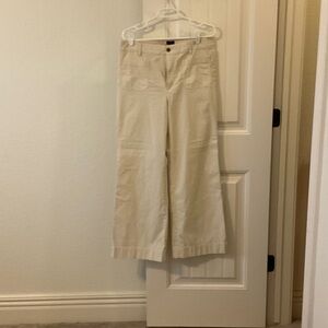 J. Crew Factory Cream Boot Cut Pants